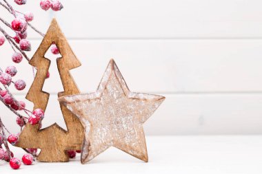 Noel arkaplanı, tebrik kartı. Xmas dekorasyonu.