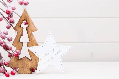 Noel arkaplanı, tebrik kartı. Xmas dekorasyonu.