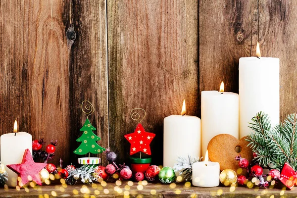 Christmas Background Greeting Card Decoration — Stock Photo, Image