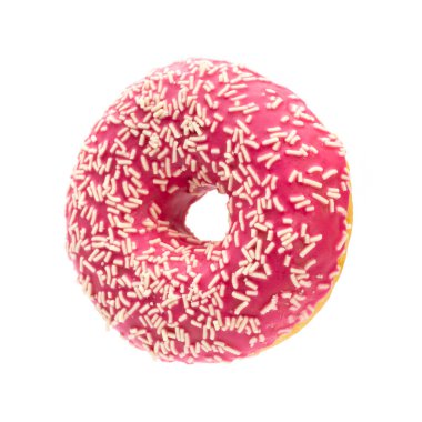 Çörek beyaz arkaplanda izole edilmiş..