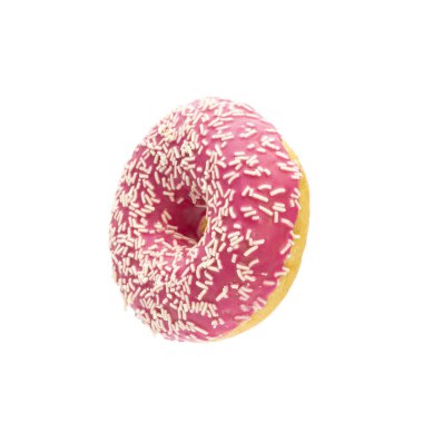 Çörek beyaz arkaplanda izole edilmiş..