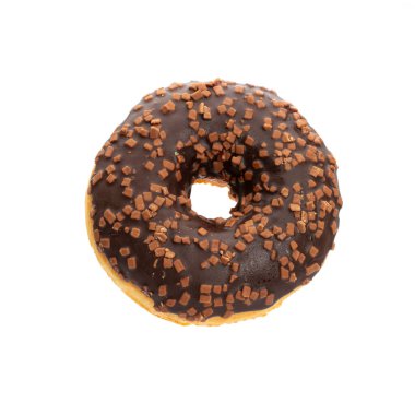 Çörek beyaz arkaplanda izole edilmiş..