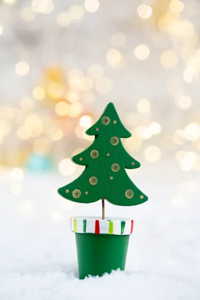 Kerst Achtergrond Kerstboom Versieringen — Stockfoto