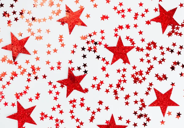 Ünnepi Pasztell Háttér Karácsonyi Csillagok Csillogó Csillogás Konfetti Pasztell Háttérrel — Stock Fotó