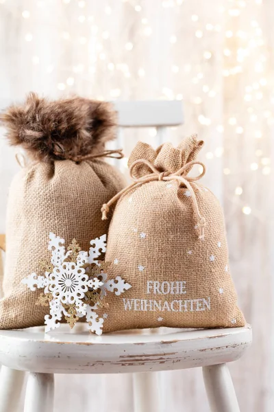 Kerst Decor Bokeh Achtergrond — Stockfoto