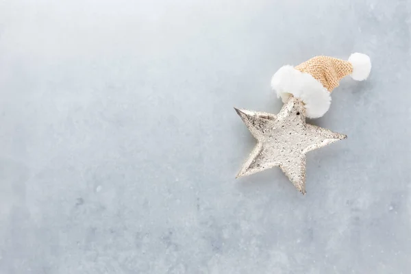 Fondo Pastel Festivo Estrellas Navidad Brillo Brillante Confeti Sobre Fondo — Foto de Stock