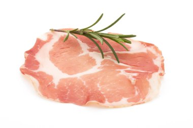 Kurutulmuş domuz eti dilimleri. Lezzetli..