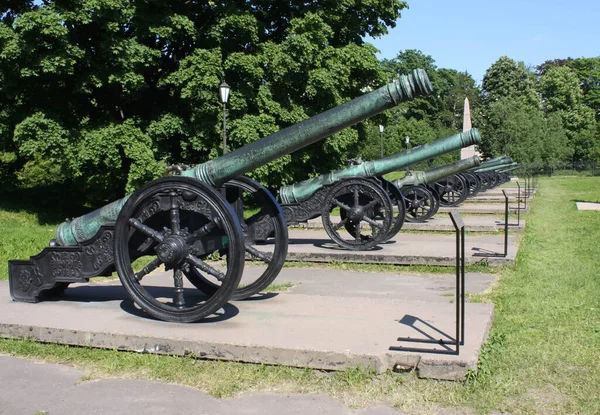 Russia, St. Petersburg, 08.06.2021.Museum of Artillery and Engineering Troops, Medieval cannons — Stockfoto