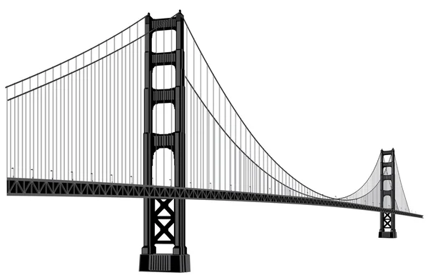 Most Golden Gate — Wektor stockowy