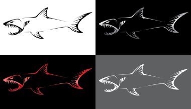 Download Shark Skeleton Free Vector Eps Cdr Ai Svg Vector Illustration Graphic Art