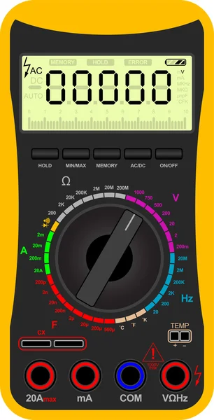 Digitales Multimeter — Stockvektor