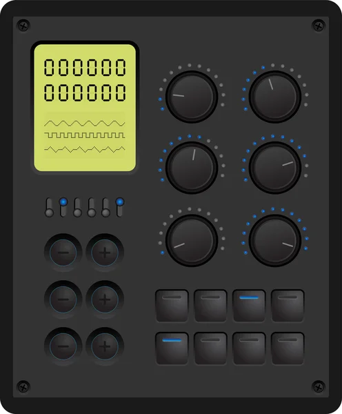 Painel de controlo — Vetor de Stock