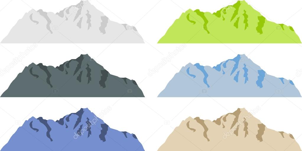 Mountain silhouettes