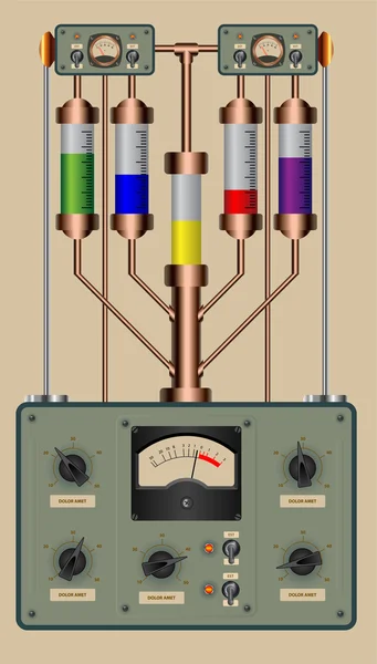 Dispositivo Steampunk — Vector de stock