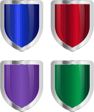 Renkli metalik kalkanlar