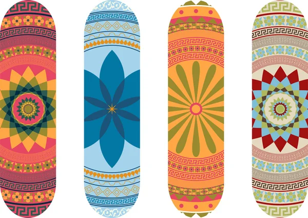 Skateboard vzorů pack — Stockový vektor