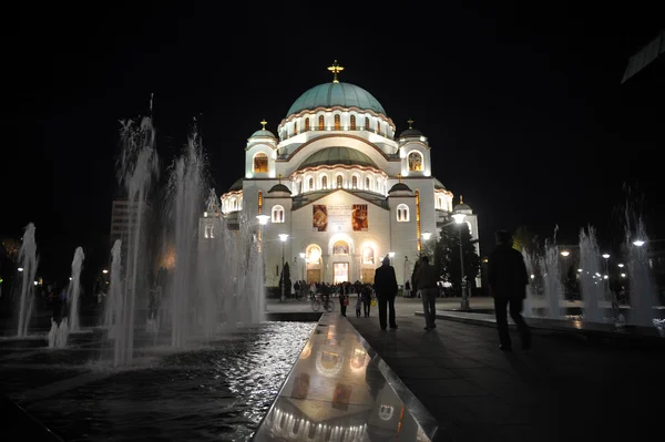 Kathedrale der Heiligen Sava in Belgrad — Stockfoto