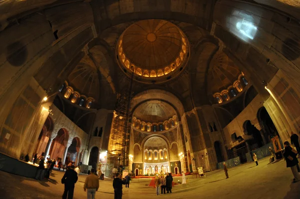 Cattedrale di Santa Sava a Belgrado Fotografia Stock