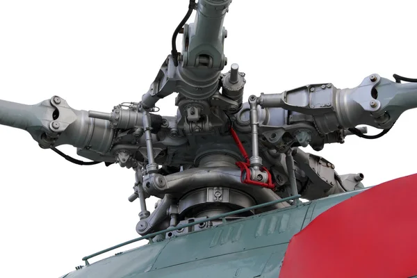 Helikopter motor transmissie close-up — Stockfoto