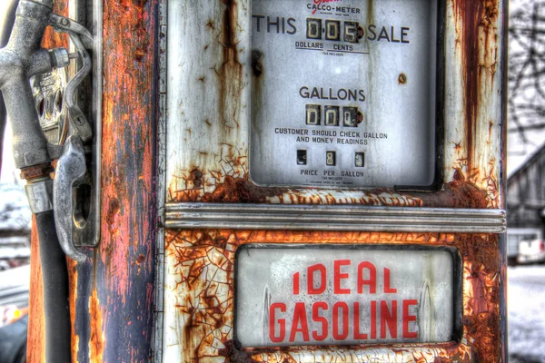 Vintage gas pump 1955 — Stock Photo, Image