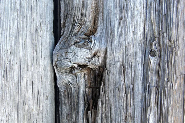 Old grey rustic dark grunge wooden texture — Stock Photo, Image