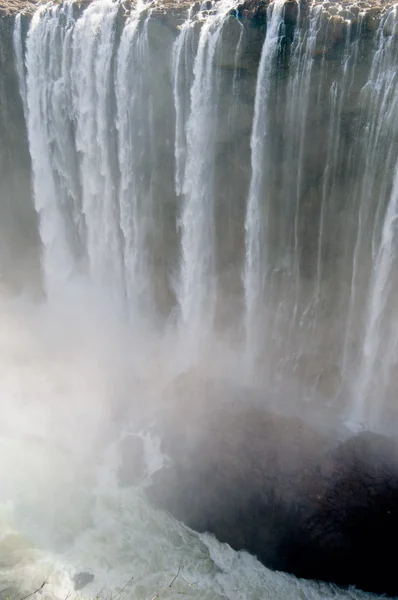 Cascate Vittoria sul fiume Zambesi — Foto Stock