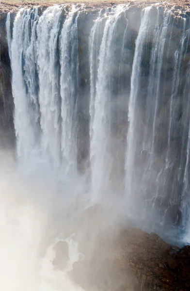 Cascate Vittoria sul fiume Zambesi — Foto Stock