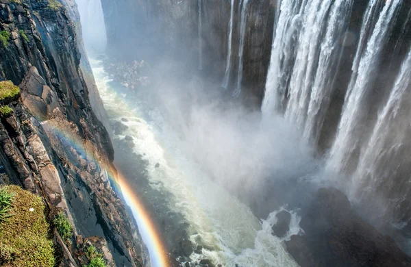 Cascate Vittoria sul fiume Zambesi — Foto Stock