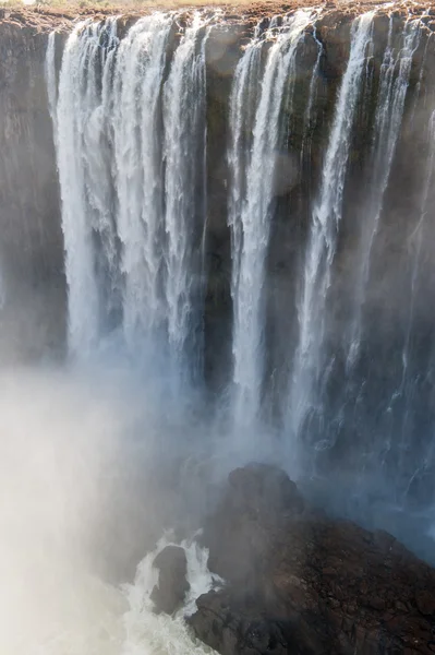 Вікторія-водоспад на Замбезі — стокове фото