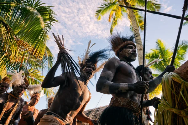 Asmat Doroe ceremonie — Stockfoto