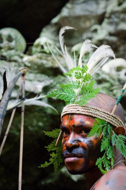 Papua kabilesi Yafi savaşçı