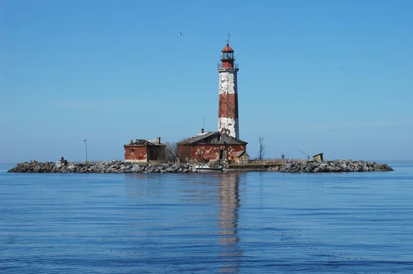 The old Lighthouse on island Suho — Stock Photo, Image