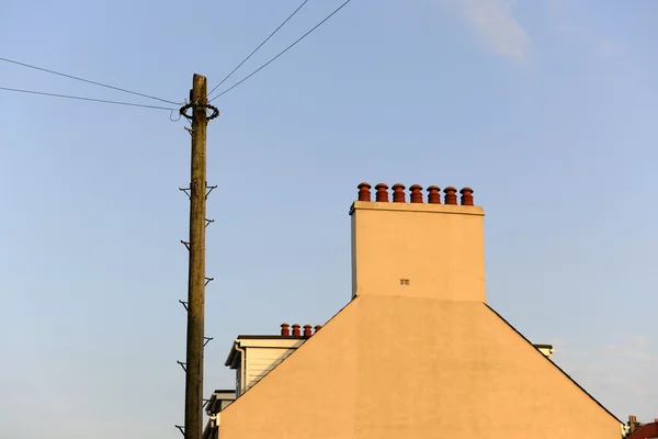 Gewone gevel van een gebouw — Stockfoto