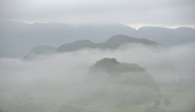  Fog at dawn in the Valley of Vinales