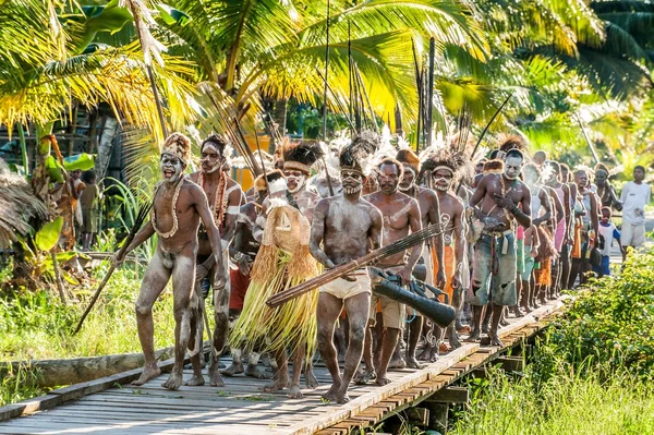 Village the Doroe ceremony — Stok fotoğraf