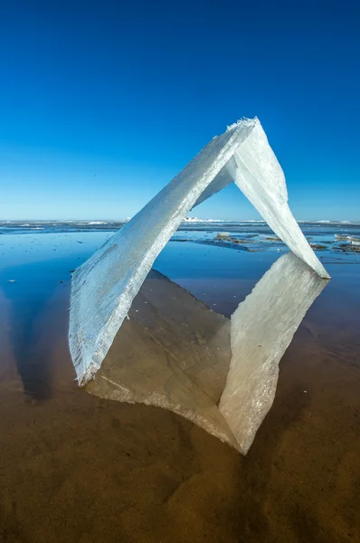 Ice kaleidoscope. the abstract background — Stok fotoğraf