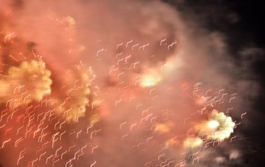 # Gökyüzünü ışık havai fişek