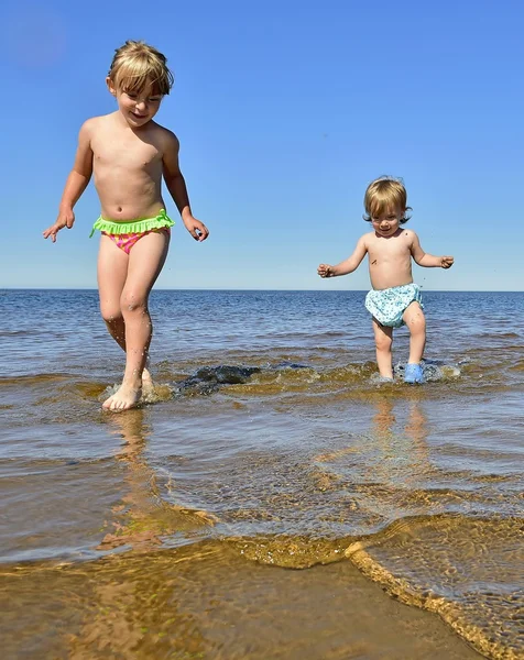 Little funny cute girls — Stock Photo, Image