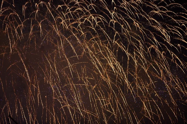 Fireworks light up the sky — Stock Photo, Image