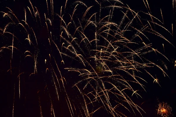 Fireworks light up the sky — Stock Photo, Image