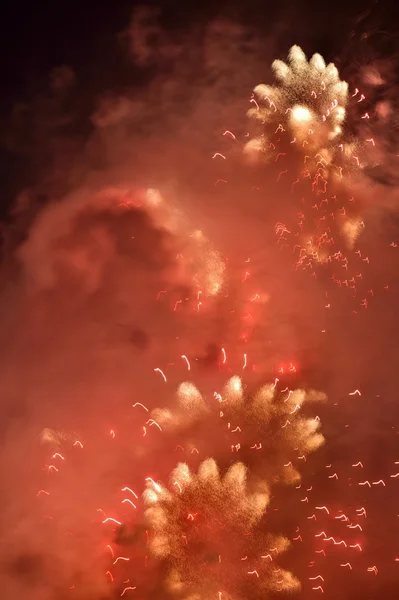 Fireworks light up the sky — Stock Photo, Image