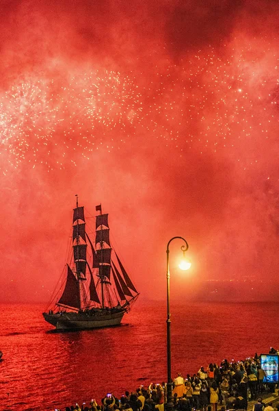 Festival kırmızı örtü, St Petersburg (Rusya) — Stok fotoğraf