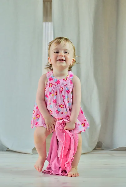 Happy little girl — Stock Photo, Image