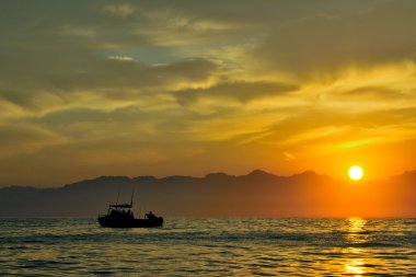 Balıkçılık Tekne siluet