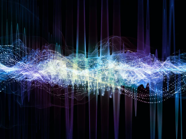 Processing Light Wave — Stock Photo, Image