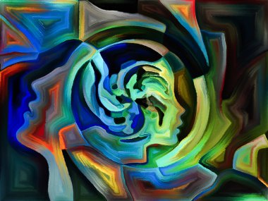 Canlı parçalanma arka plan