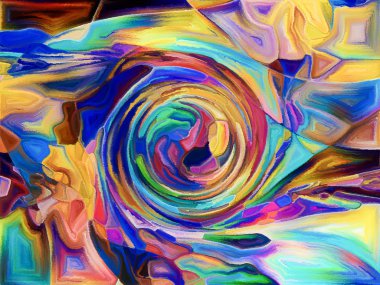 Parçalanma kompozisyon arka plan