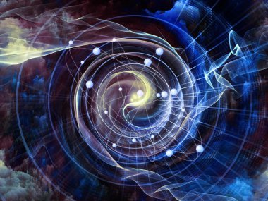 Atom kompozisyon arka plan