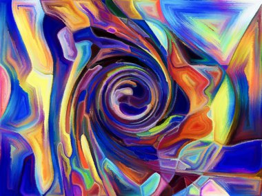 Parçalanma soyutlama arka plan