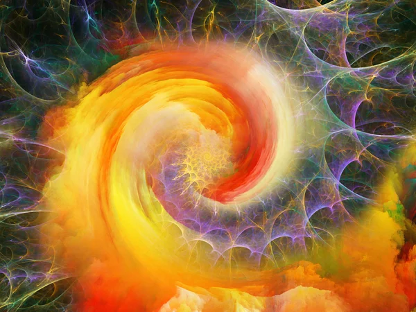 Elementos del patrón espiral — Foto de Stock